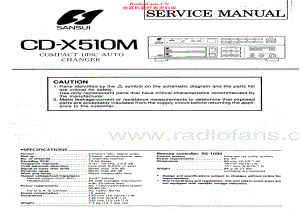 Sansui-CDX510M-cd-sm 维修电路原理图.pdf