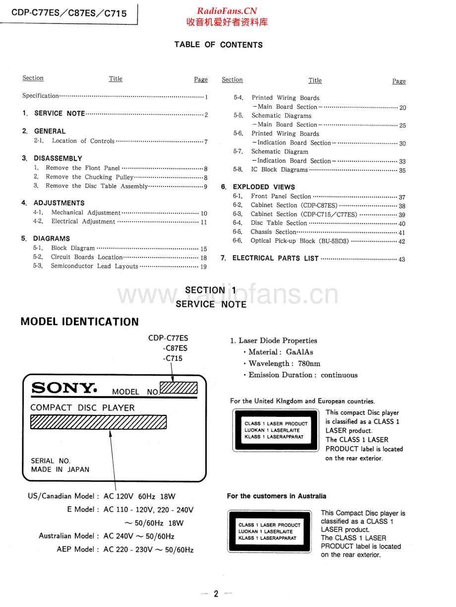 Sony-CDPC77ES-cd-sm 维修电路原理图.pdf_第2页