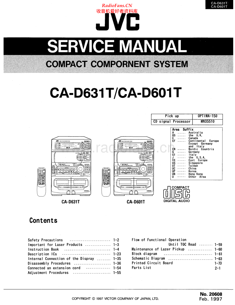 JVC-CAD631T-cs-sm 维修电路原理图.pdf_第1页