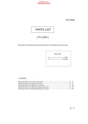 JVC-PCX250-cs-sm 维修电路原理图.pdf