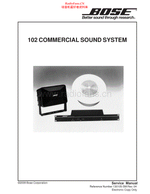 Bose-102-css-sm维修电路原理图.pdf