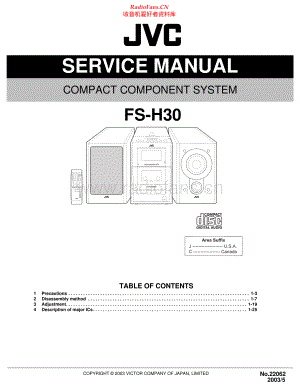 JVC-FSH30-cs-sm 维修电路原理图.pdf