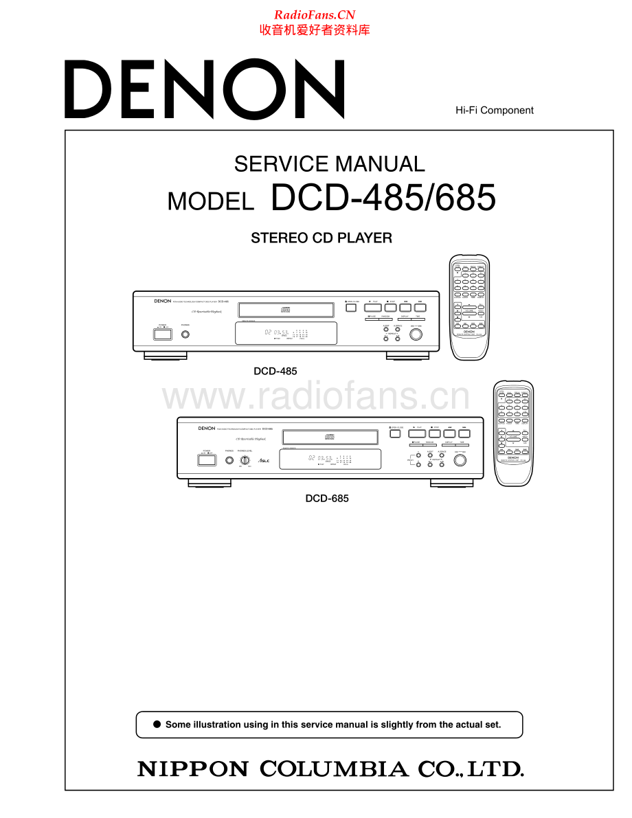 Denon-DCD685-cd-sm维修电路原理图.pdf_第1页