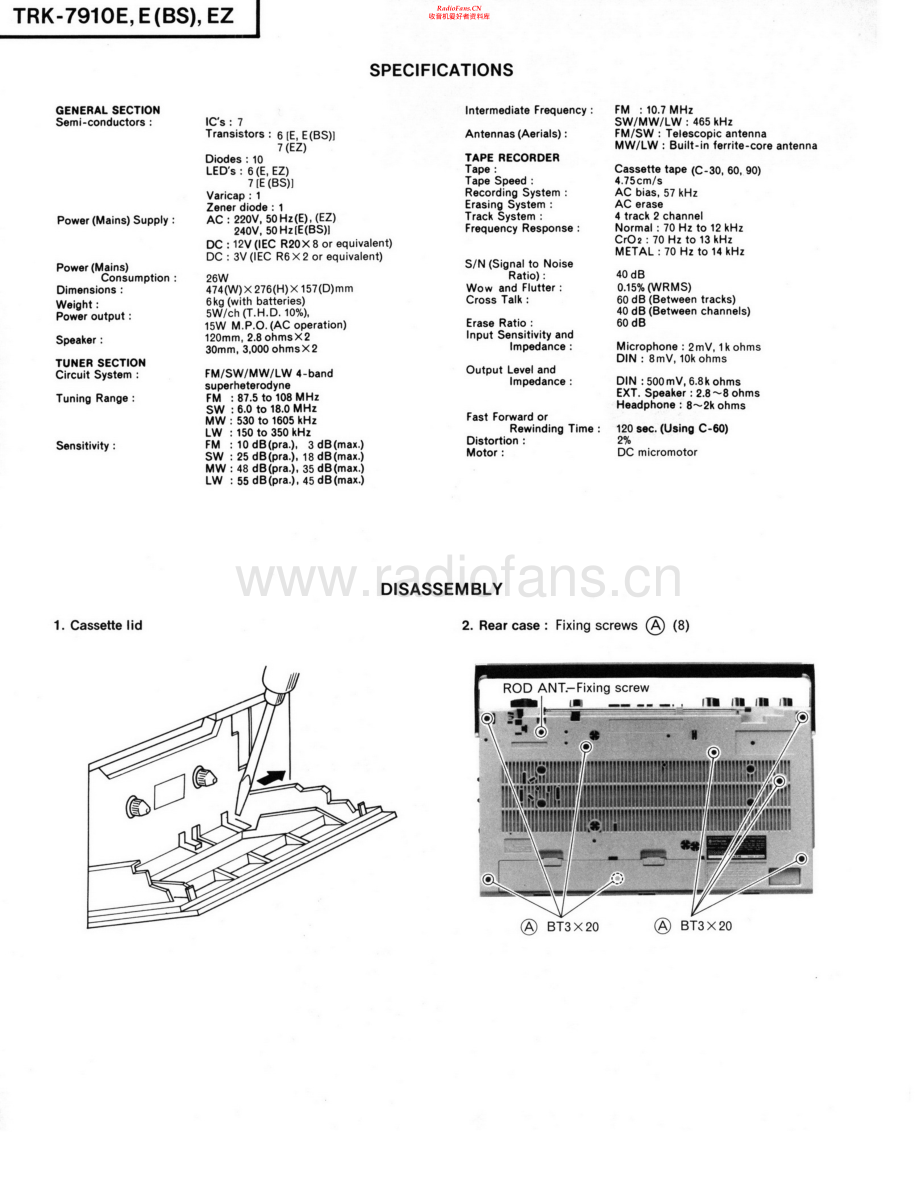 Hitachi-TRK7910E-pr-sch 维修电路原理图.pdf_第2页