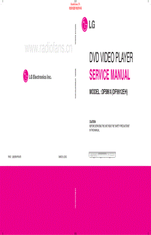 LG-DF599X-cd-sm 维修电路原理图.pdf