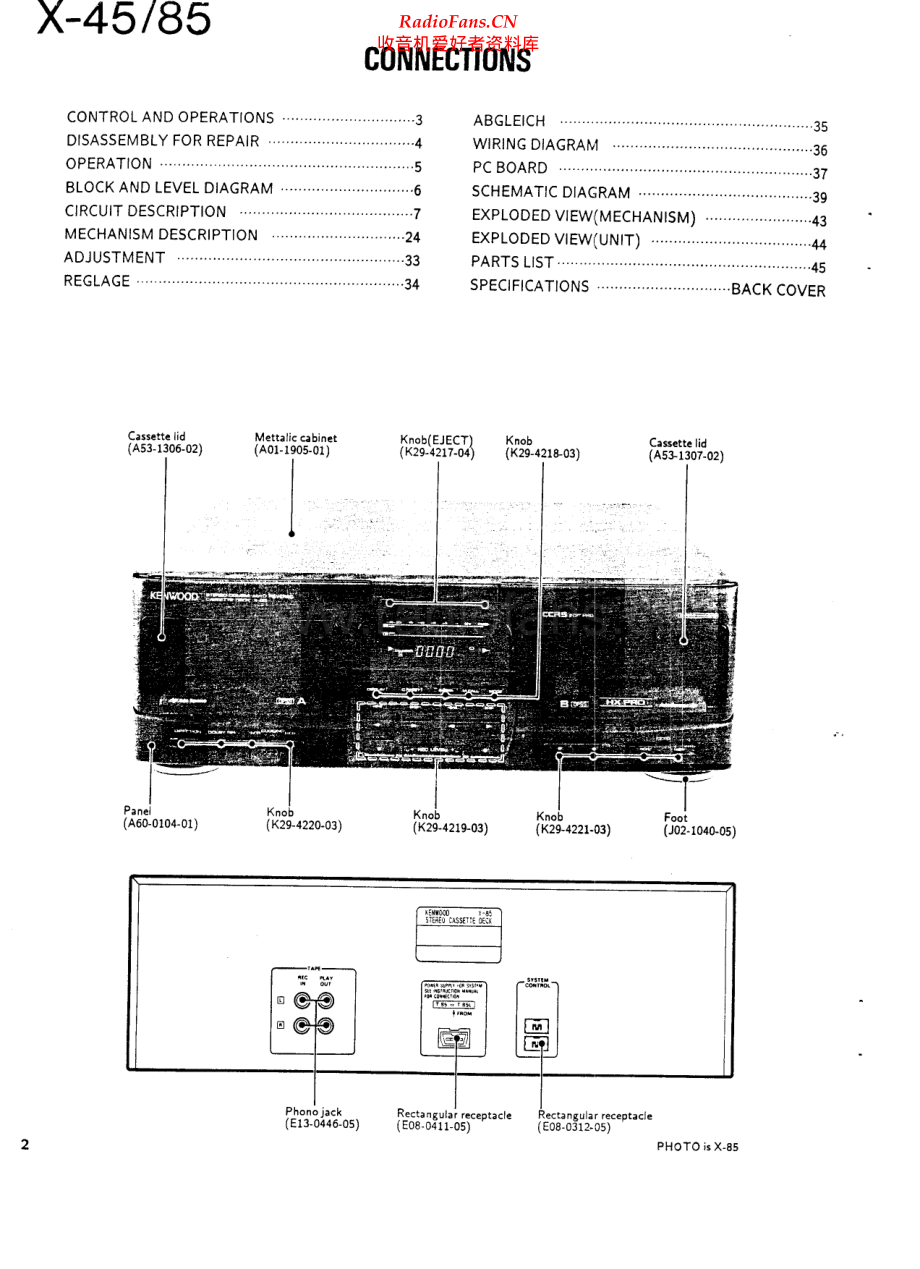Kenwood-X45-tape-sm 维修电路原理图.pdf_第2页