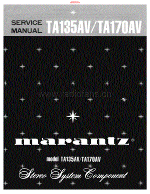 Marantz-TA170AV-cs-sm 维修电路原理图.pdf