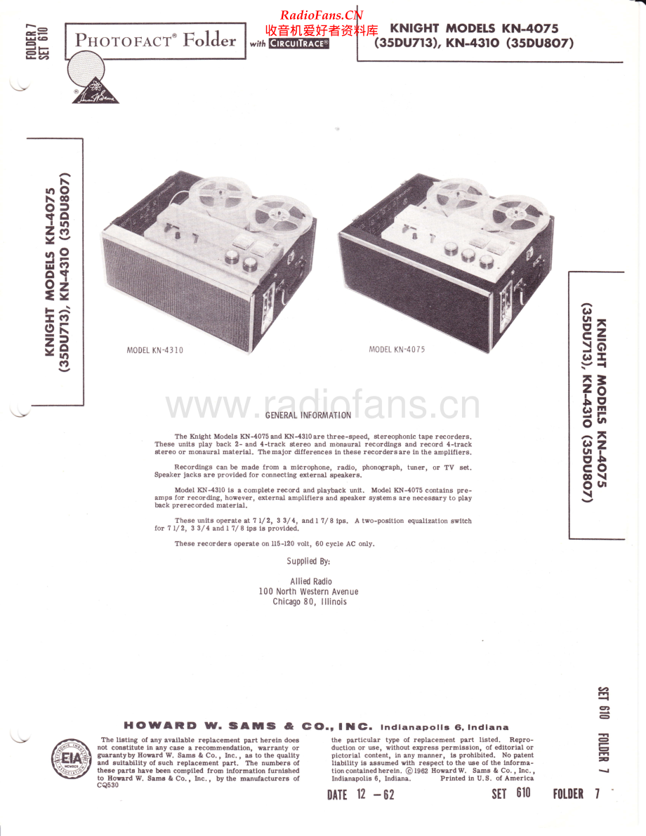 Knight-KN4310-tape-sm 维修电路原理图.pdf_第1页