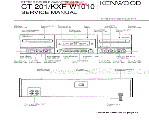 Kenwood-KXFW1010-tape-sch 维修电路原理图.pdf