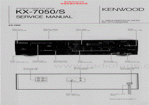 Kenwood-KX7050-tape-sm 维修电路原理图.pdf