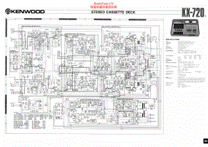 Kenwood-KX720-tape-sch 维修电路原理图.pdf