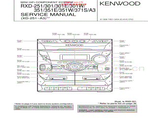 Kenwood-RXD301-cs-sm 维修电路原理图.pdf