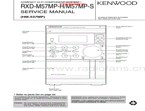 Kenwood-RXDM57MP-cs-sm 维修电路原理图.pdf