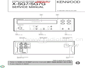 Kenwood-XSG7-tape-sm 维修电路原理图.pdf