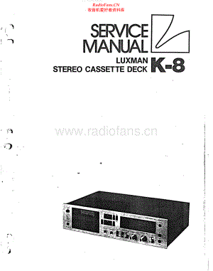 Luxman-K8-tape-sm 维修电路原理图.pdf