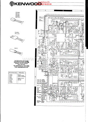 Kenwood-KX1003-tape-sch 维修电路原理图.pdf