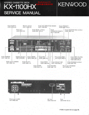 Kenwood-KX1100HX-tape-sm 维修电路原理图.pdf