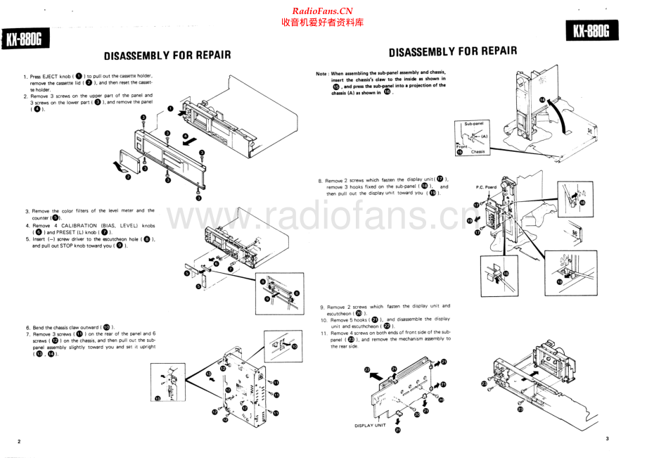 Kenwood-KX880G-tape-sm 维修电路原理图.pdf_第2页