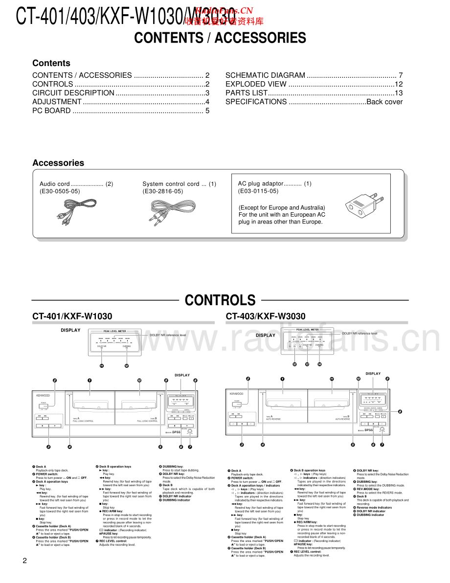 Kenwood-KXFW1030-tape-sm 维修电路原理图.pdf_第2页