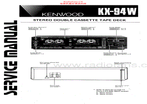 Kenwood-KX94W-tape-sm 维修电路原理图.pdf