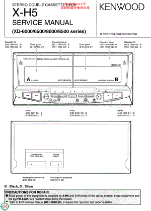Kenwood-XH5-tape-sm 维修电路原理图.pdf