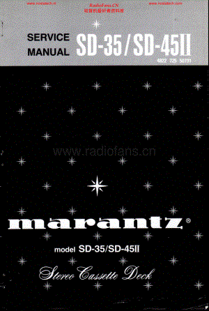 Marantz-SD35-tape-sm 维修电路原理图.pdf