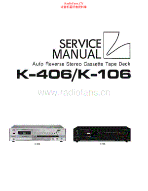 Luxman-K406-tape-sm 维修电路原理图.pdf