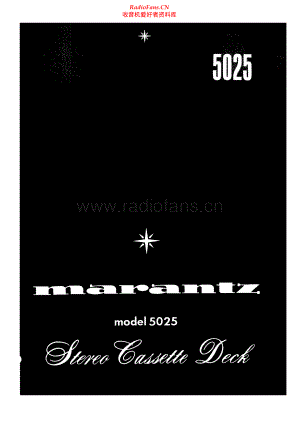 Marantz-5025-tape-sm 维修电路原理图.pdf