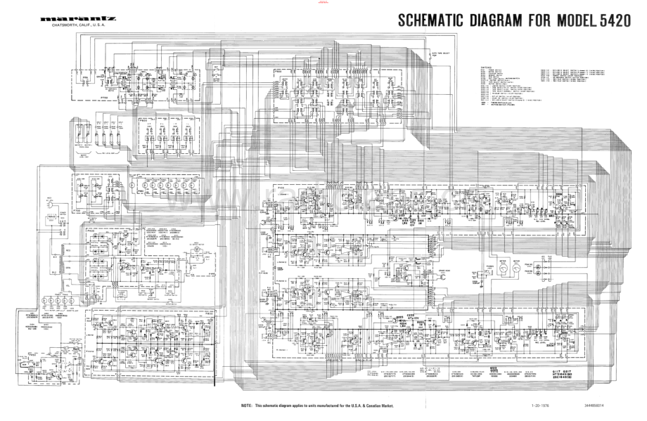 Marantz-5420-tape-sch 维修电路原理图.pdf_第1页