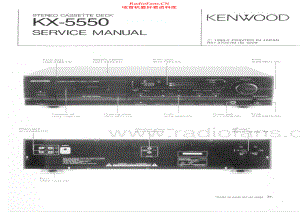 Kenwood-KX5550-tape-sm 维修电路原理图.pdf