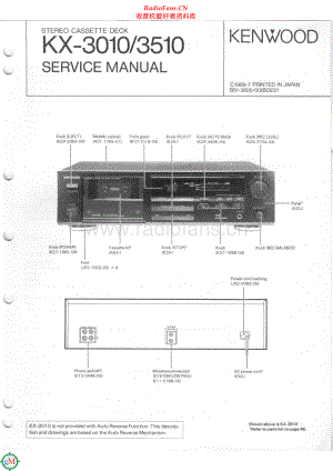 Kenwood-KX3510-tape-sm 维修电路原理图.pdf