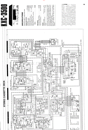 Kenwood-KXC3500-tape-sch 维修电路原理图.pdf