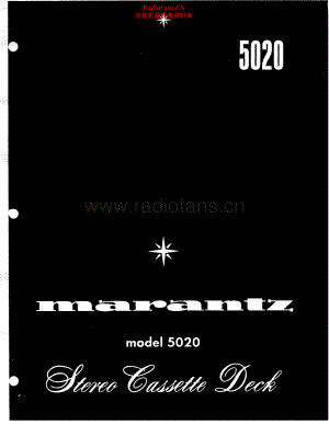 Marantz-5020-tape-sm 维修电路原理图.pdf