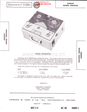 Knight-96RZ940-tape-sm 维修电路原理图.pdf