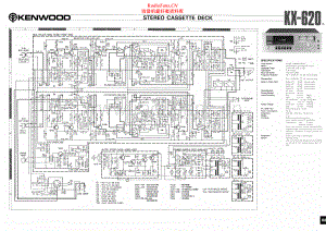 Kenwood-KX620-tape-sch 维修电路原理图.pdf