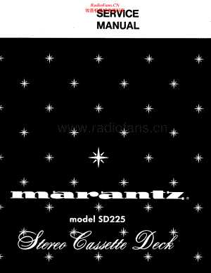 Marantz-SD225-tape-sm 维修电路原理图.pdf