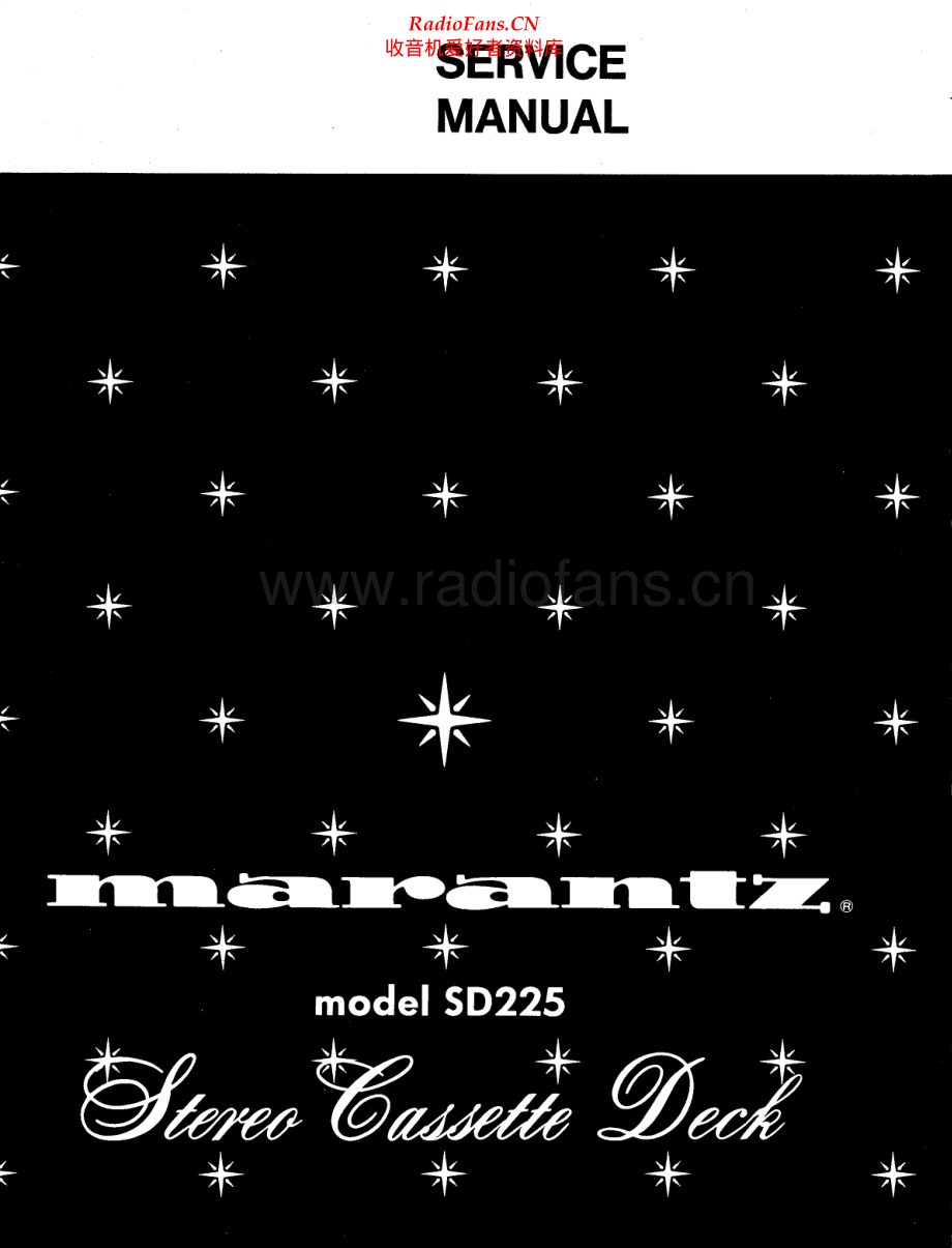 Marantz-SD225-tape-sm 维修电路原理图.pdf_第1页