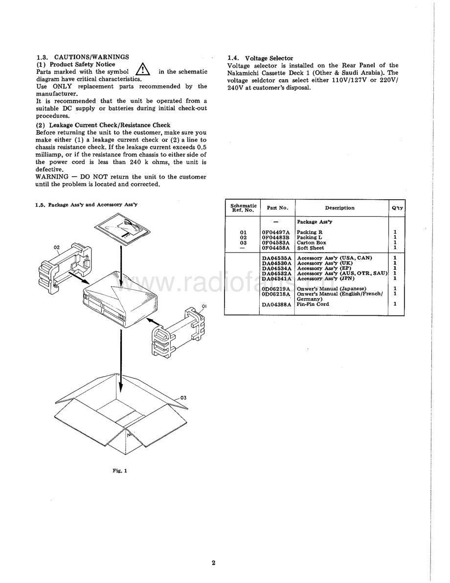 Nakamichi-CassetteDeck1_5-tape-sm 维修电路原理图.pdf_第3页