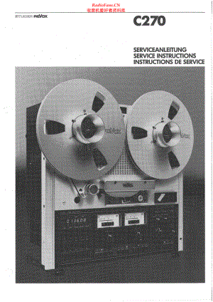 Revox-C270-tape-sm1 维修电路原理图.pdf