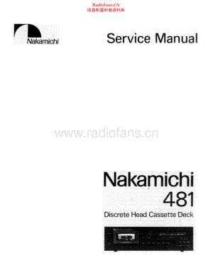 Nakamichi-481-tape-sm 维修电路原理图.pdf