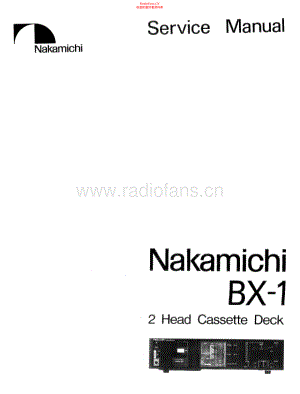 Nakamichi-BX1-tape-sm 维修电路原理图.pdf