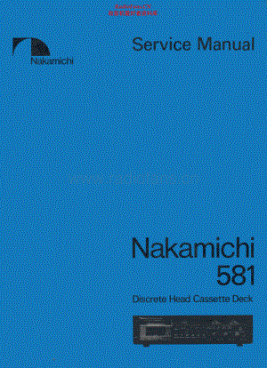 Nakamichi-581-tape-sm 维修电路原理图.pdf