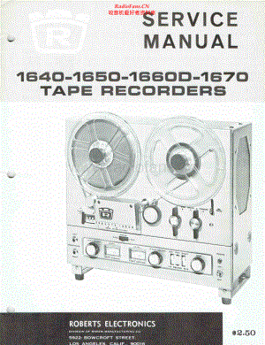 Roberts-1660D-tape-sm 维修电路原理图.pdf
