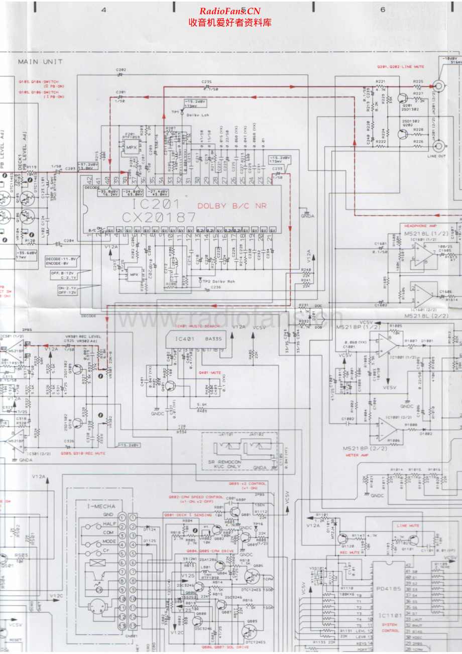 Pioneer-CTW510-tape-sch 维修电路原理图.pdf_第2页