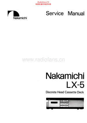 Nakamichi-LX5-tape-sm 维修电路原理图.pdf