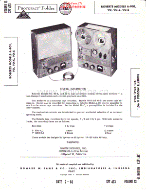 Roberts-90C-tape-sm 维修电路原理图.pdf