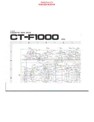 Pioneer-CTF1000-tape-sch 维修电路原理图.pdf