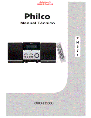 Philco-PH671-cs-sm2 维修电路原理图.pdf