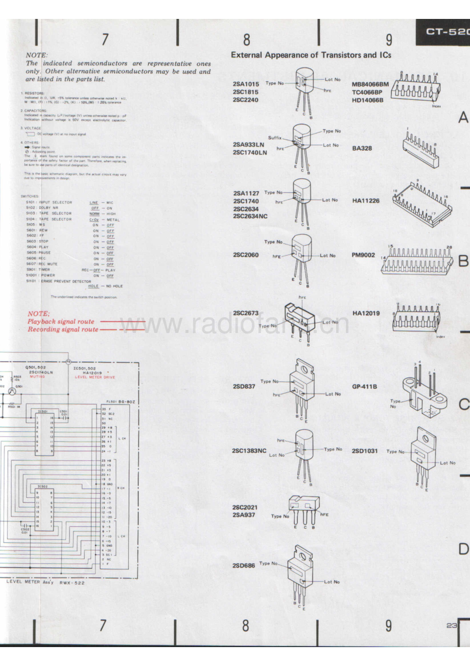 Pioneer-CT520-tape-sch 维修电路原理图.pdf_第3页