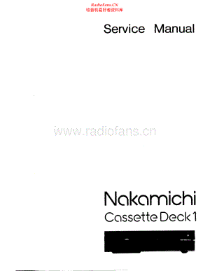 Nakamichi-CassetteDeck1-tape-sm 维修电路原理图.pdf